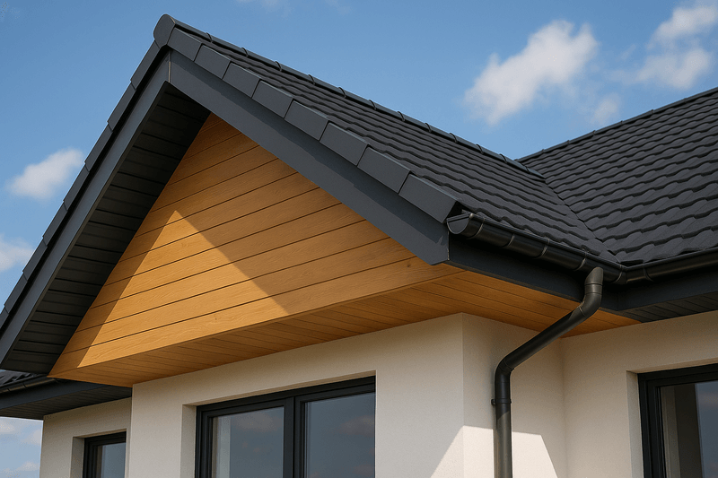 grafitowy dach jaka podbitka