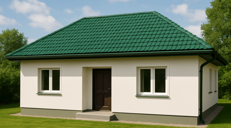 jaka elewacja do zielonego dachu