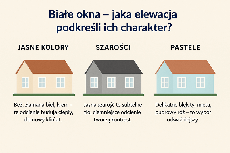 białe okna jaka elewacja podkreśli ich charakter