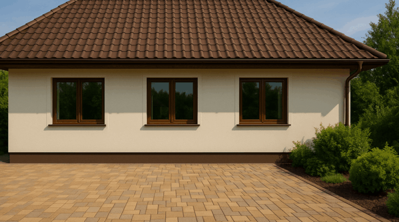 jaka kostka brukowa do brązowego dachu