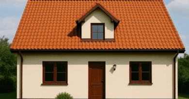 jaki kolor okien do ceglastego dachu