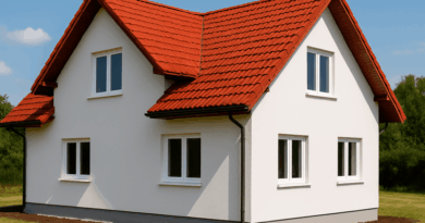 jaki kolor okien do czerwonego dachu