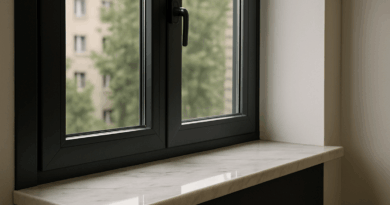 jaki parapet do ciemnych okien