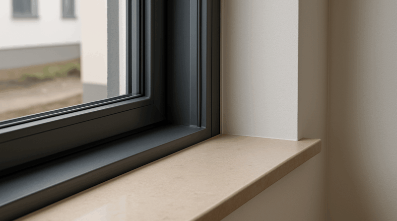 jaki parapet do grafitowych okien
