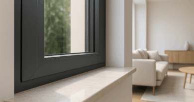 jakie parapety do antracytowych okien