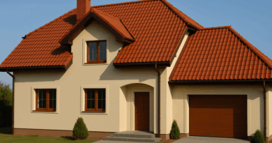 kolor elewacji do ceglastego dachu