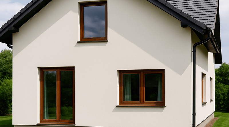 okna orzech jaka elewacja