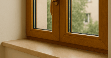 okna złoty dąb jakie parapety