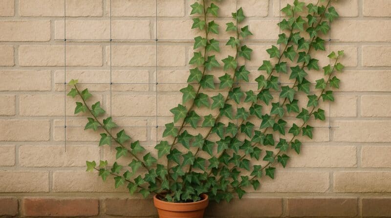 Jak puścić bluszcz po ścianie?