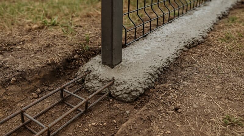 Jaki beton wybrać na fundament ogrodzenia?