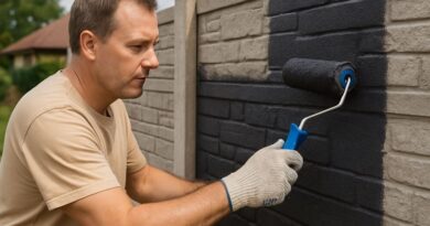 jak i czym pomalować płot betonowy