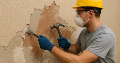 jak usunąć tynk żywiczny ze ściany