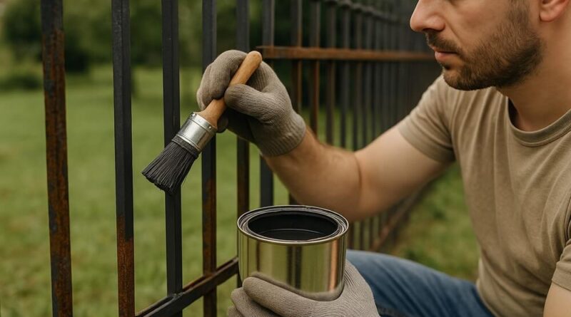 jaka farba na rdzę do ogrodzenia metalowego