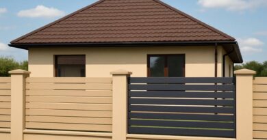 jaki kolor ogrodzeni do brązowego dachu