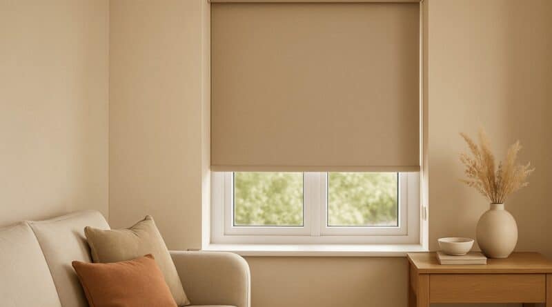 jaki kolor rolet do beżowych ścian