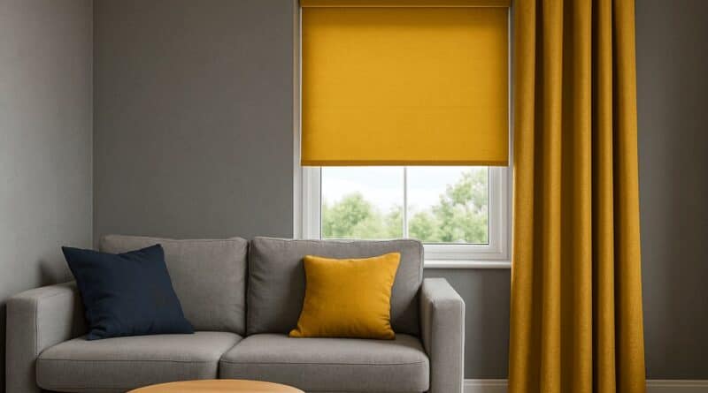 jaki kolor rolet pasuje do szarych ścian