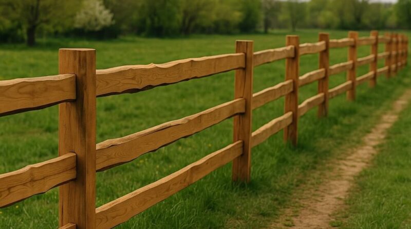 jakie drewno na ogrodzenie w stylu ranczo