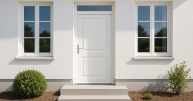 jakie drzwi do białych okien