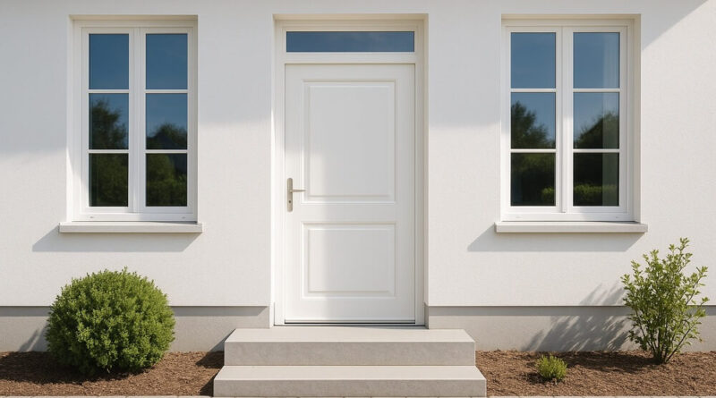 jakie drzwi do białych okien