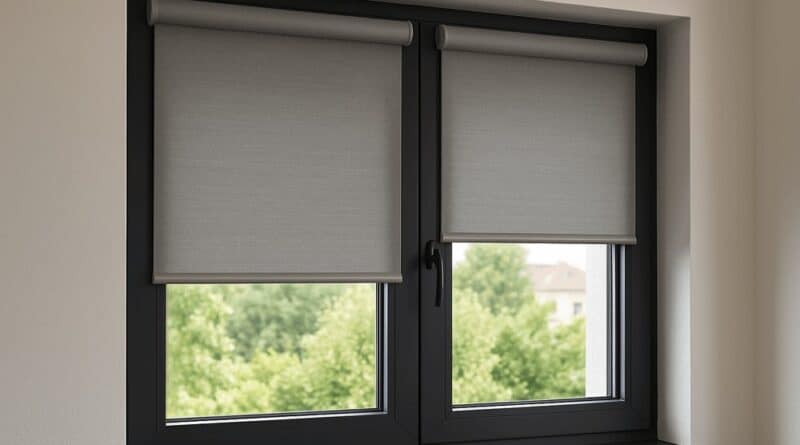 jakie rolety do antracytowych okien