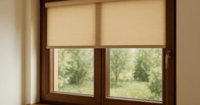 jakie rolety do brązowych okien