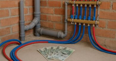 koszt hydrauliki w domu 120m2