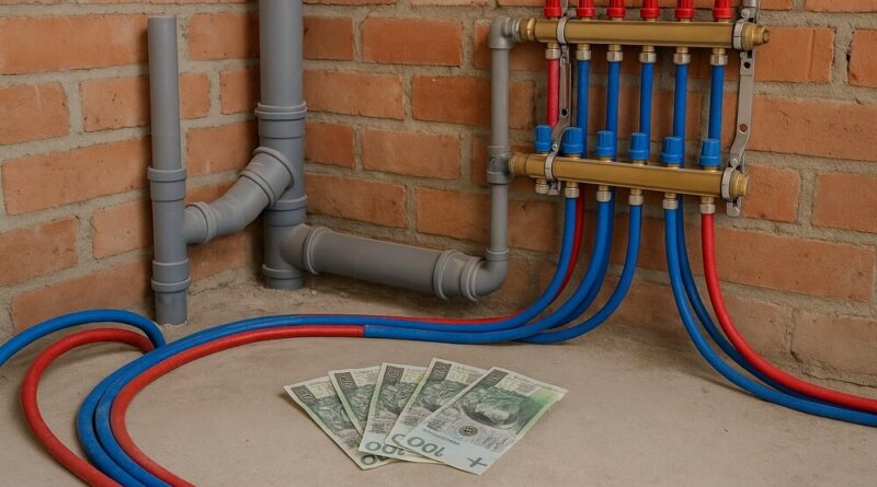 koszt hydrauliki w domu 120m2