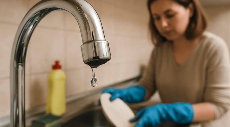 średnie miesięczne zużycie wody na osobę